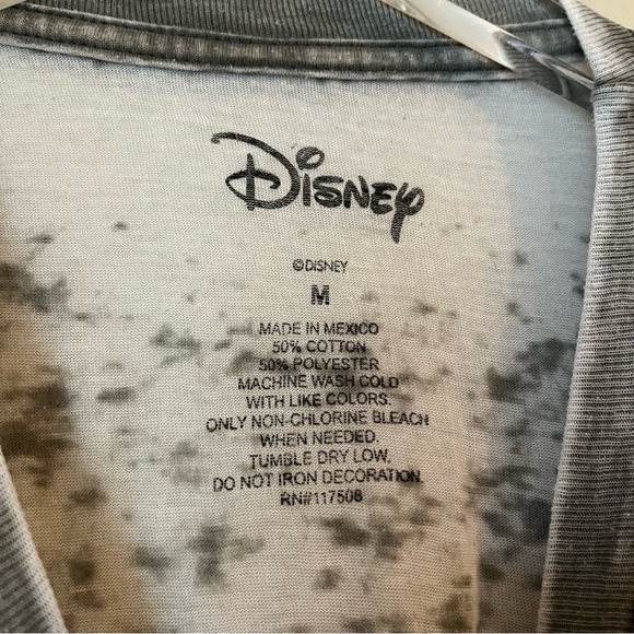 Disney Mickey Mouse Burnout Lightweight Tee Size Medium - Picture 4 of 5